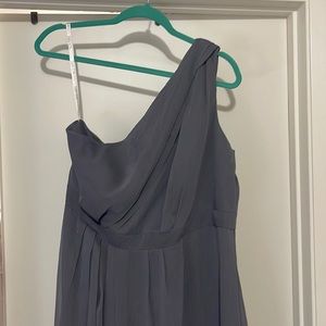 New with tags pewter size 18 David’s bridal bridesmaids dress